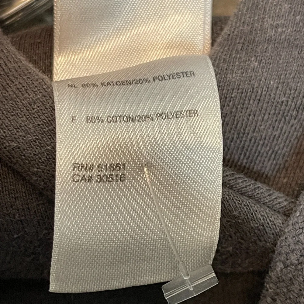 North Face Men Classic Logo Half Dome Pullover Hoodie Heavy Sweatshirt L Gray